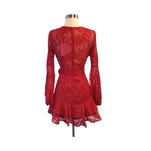 Hello Molly I Heard a Rumor Dress in Cherry Red Size 2 - Picture 4 of 11